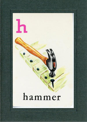 H is for Hammer-Alphabet Soup-Plymouth Cards