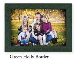 Holly Card - Laser cut design-Photo note cards-Plymouth Cards