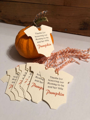 Baby Onesie - "Little Pumpkin"-Gift Tags-Plymouth Cards