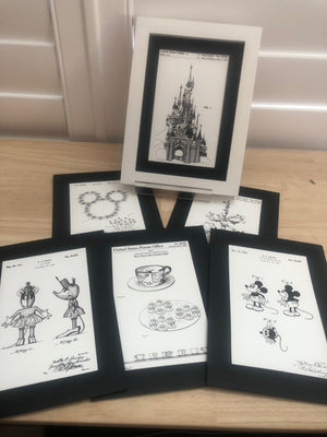 Disney 6 card set-Greeting Card-Plymouth Cards
