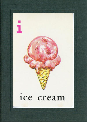 I is for Ice Cream-Alphabet Soup-Plymouth Cards