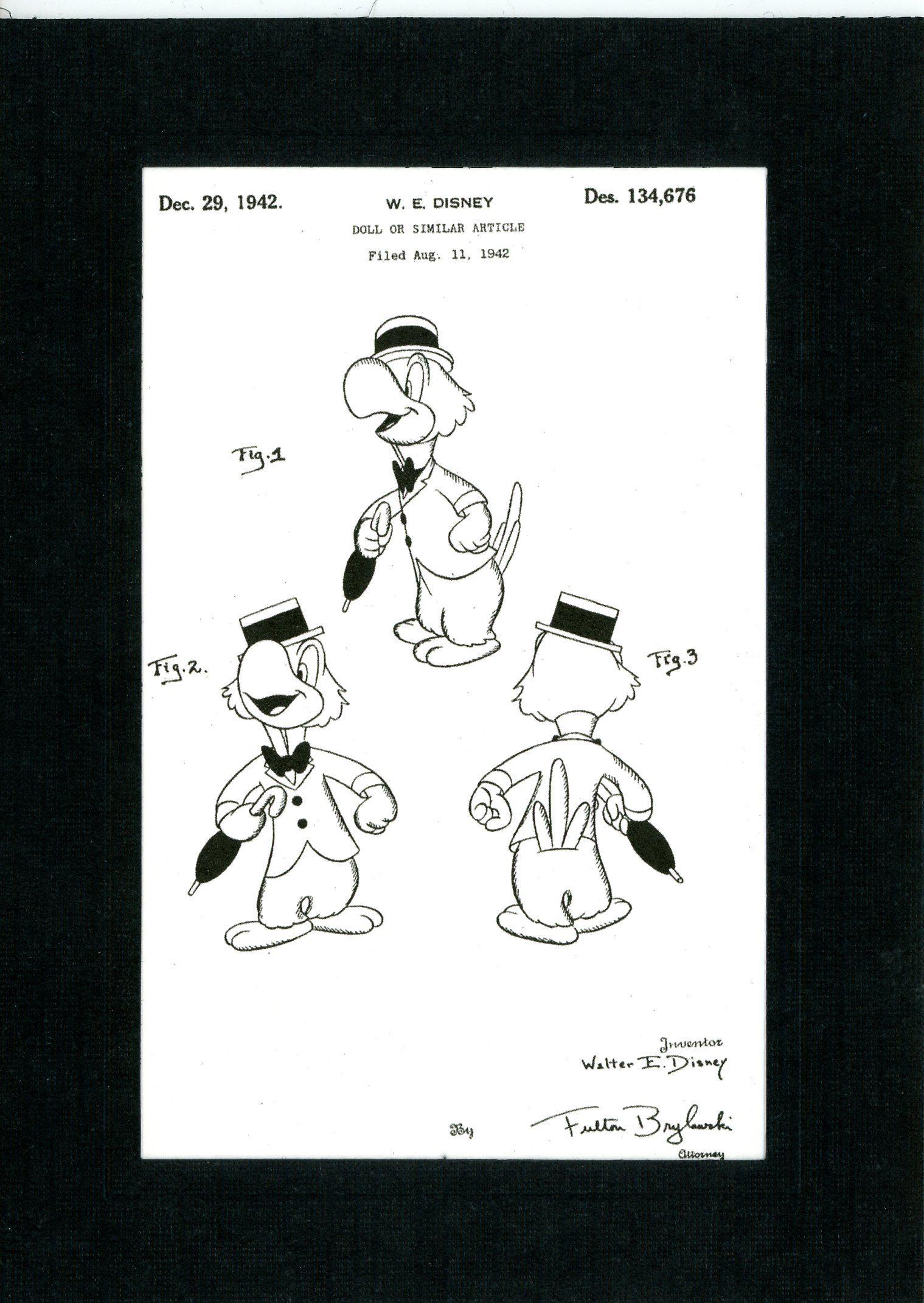 Jose Carioca parrot-Greeting Card-Plymouth Cards