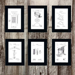 Laundry Patents 6 card set-Greeting Card-Plymouth Cards