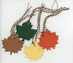 Leaves gift tags - 12 pack-Plymouth Cards