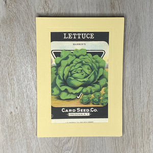 Lettuce-Greetings from the Past-Plymouth Cards