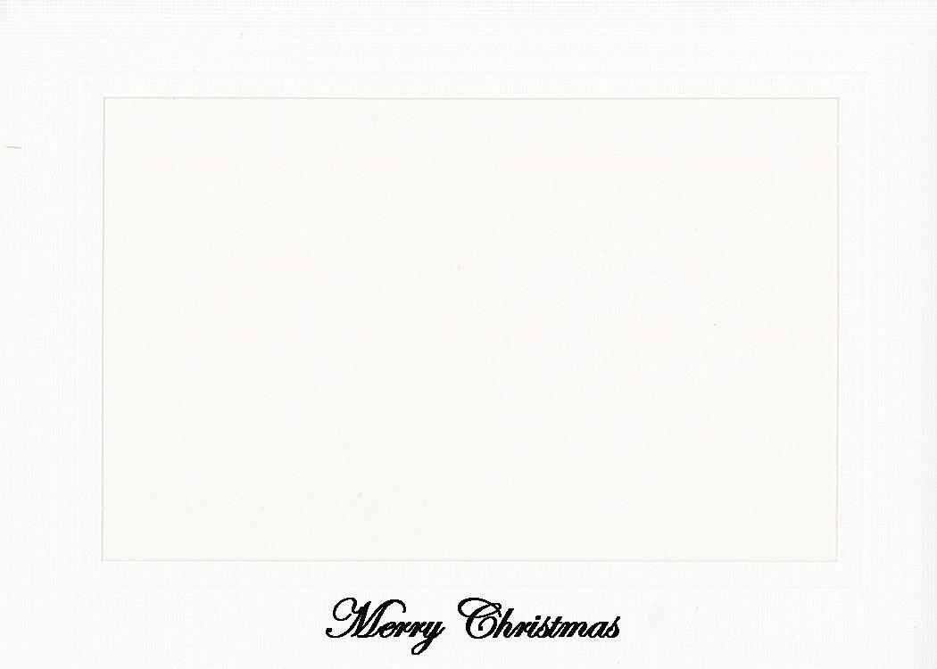 Merry Christmas - Ink printed-Photo note cards-Plymouth Cards