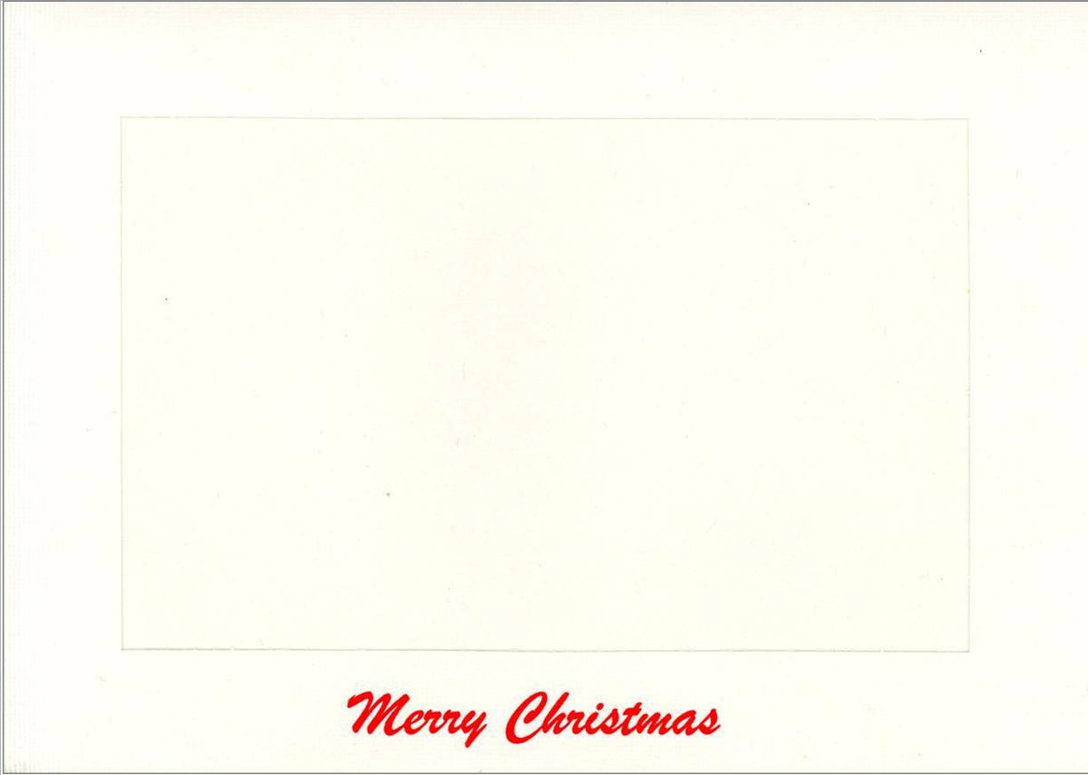 Merry Christmas - Ink printed-Photo note cards-Plymouth Cards