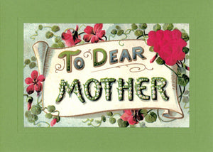 To Dear Mother Roses-Greetings from the Past-Plymouth Cards