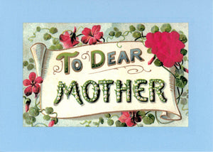 To Dear Mother Roses-Greetings from the Past-Plymouth Cards