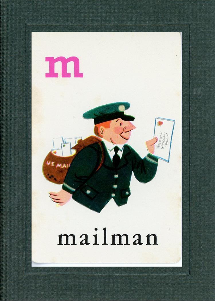 M is for Mailman-Alphabet Soup-Plymouth Cards
