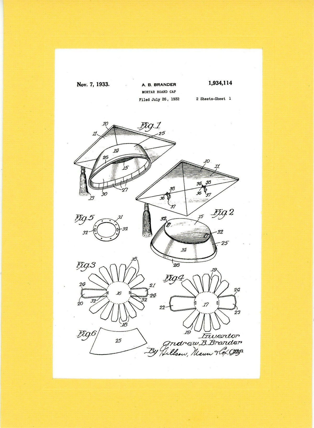 Mortar Board Cap - Graduation-Greeting Card-Plymouth Cards