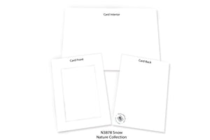 Snow #N3878-Photo note cards-Plymouth Cards