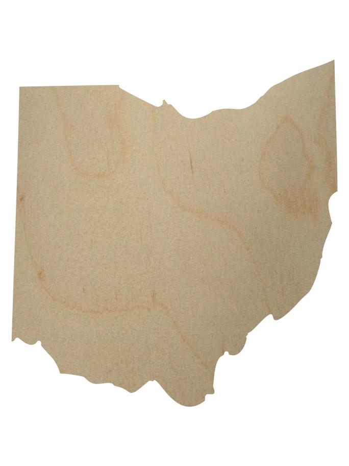 Ohio State Shape Gift Tag-Gift Tags-Plymouth Cards