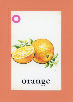 O is for Orange-Alphabet Soup-Plymouth Cards