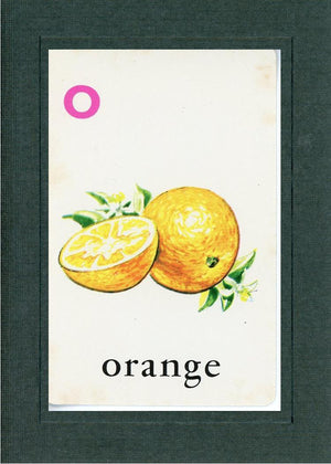 O is for Orange-Alphabet Soup-Plymouth Cards