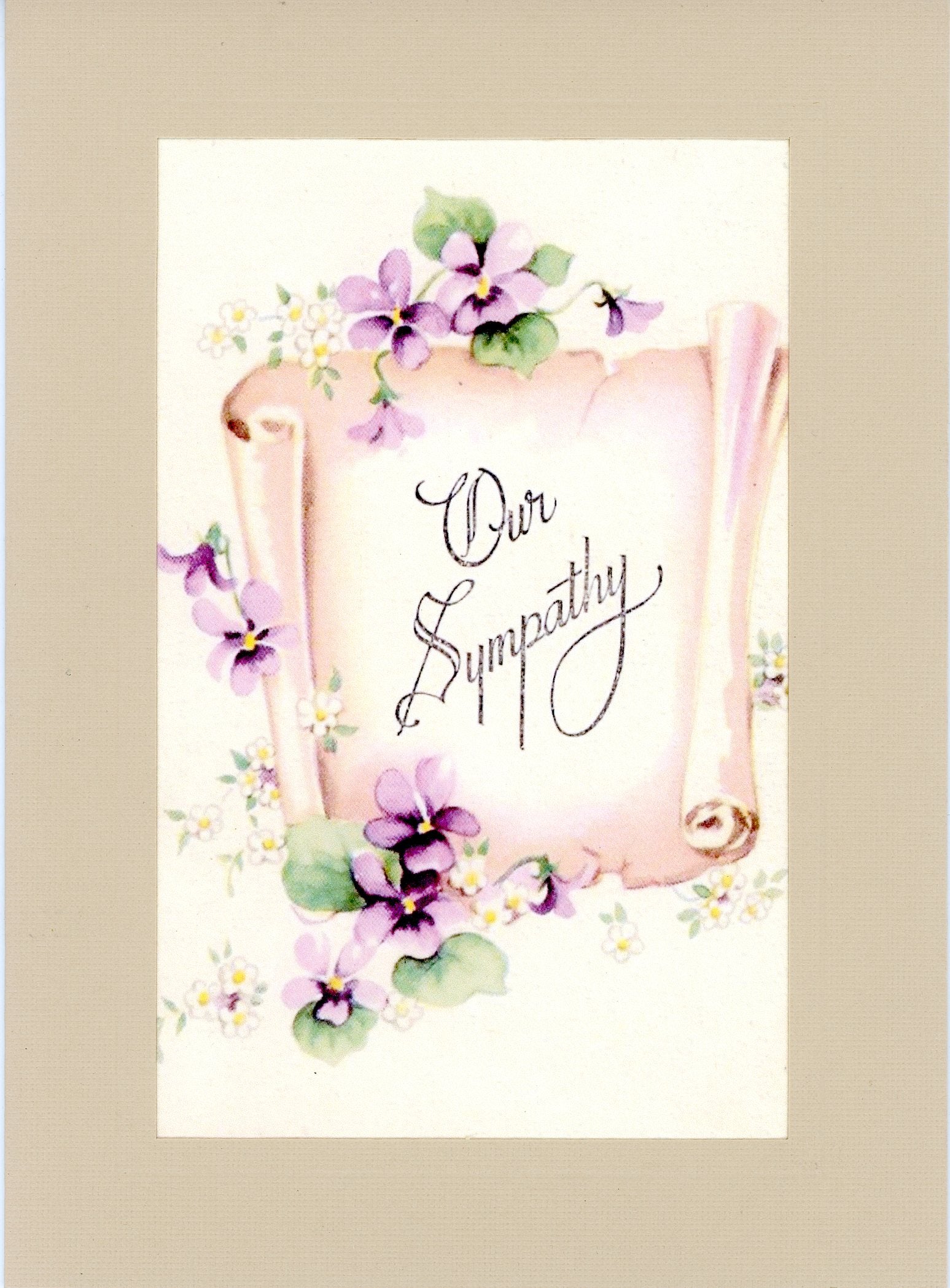 Our Sympathy - Plymouth Cards