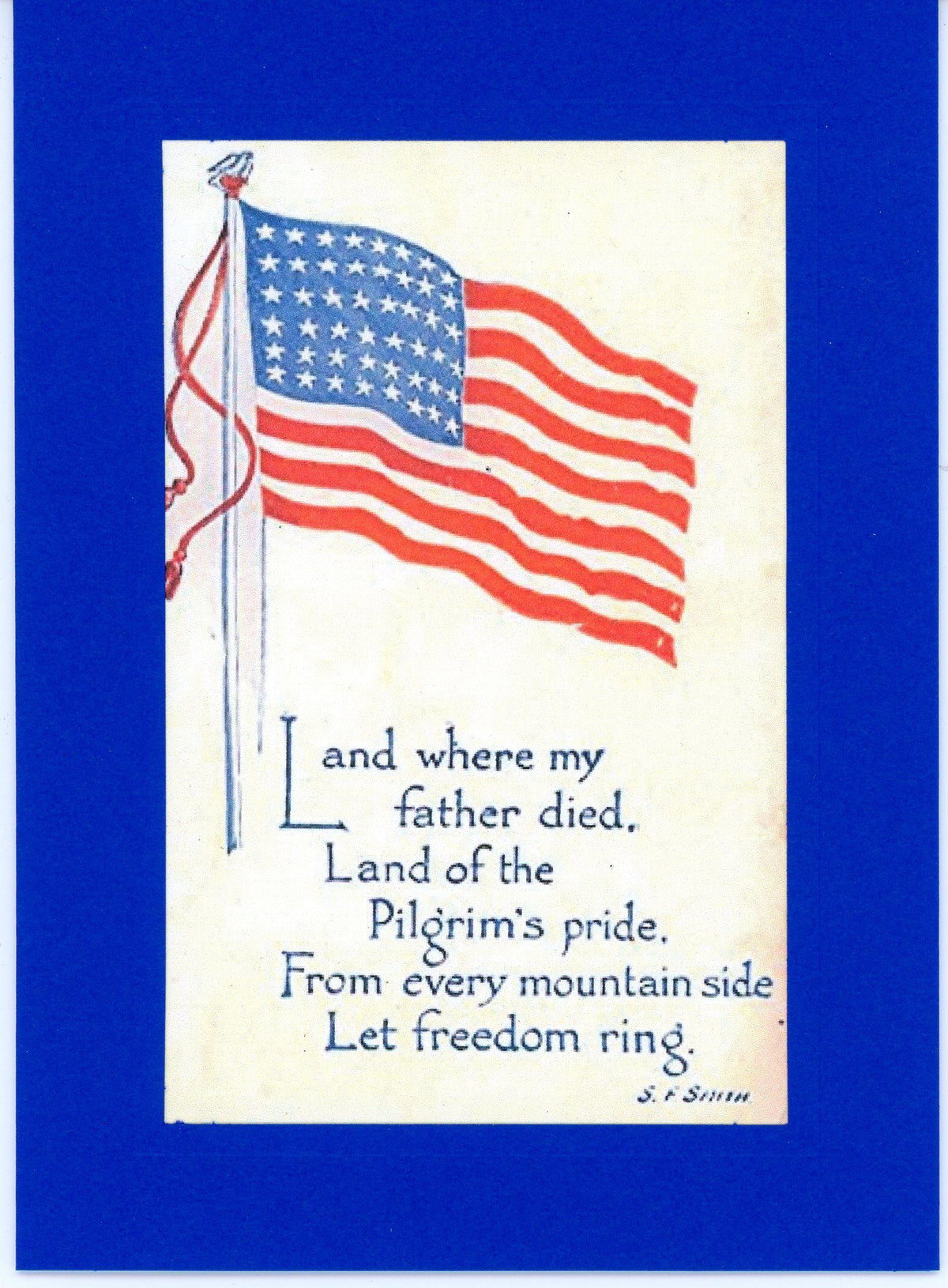 Let Freedom Ring-Greetings from the Past-Plymouth Cards