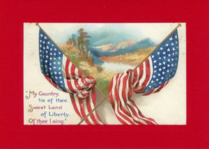 Patriotic "Greetings from the Past" Sampler-Greetings from the Past-Plymouth Cards