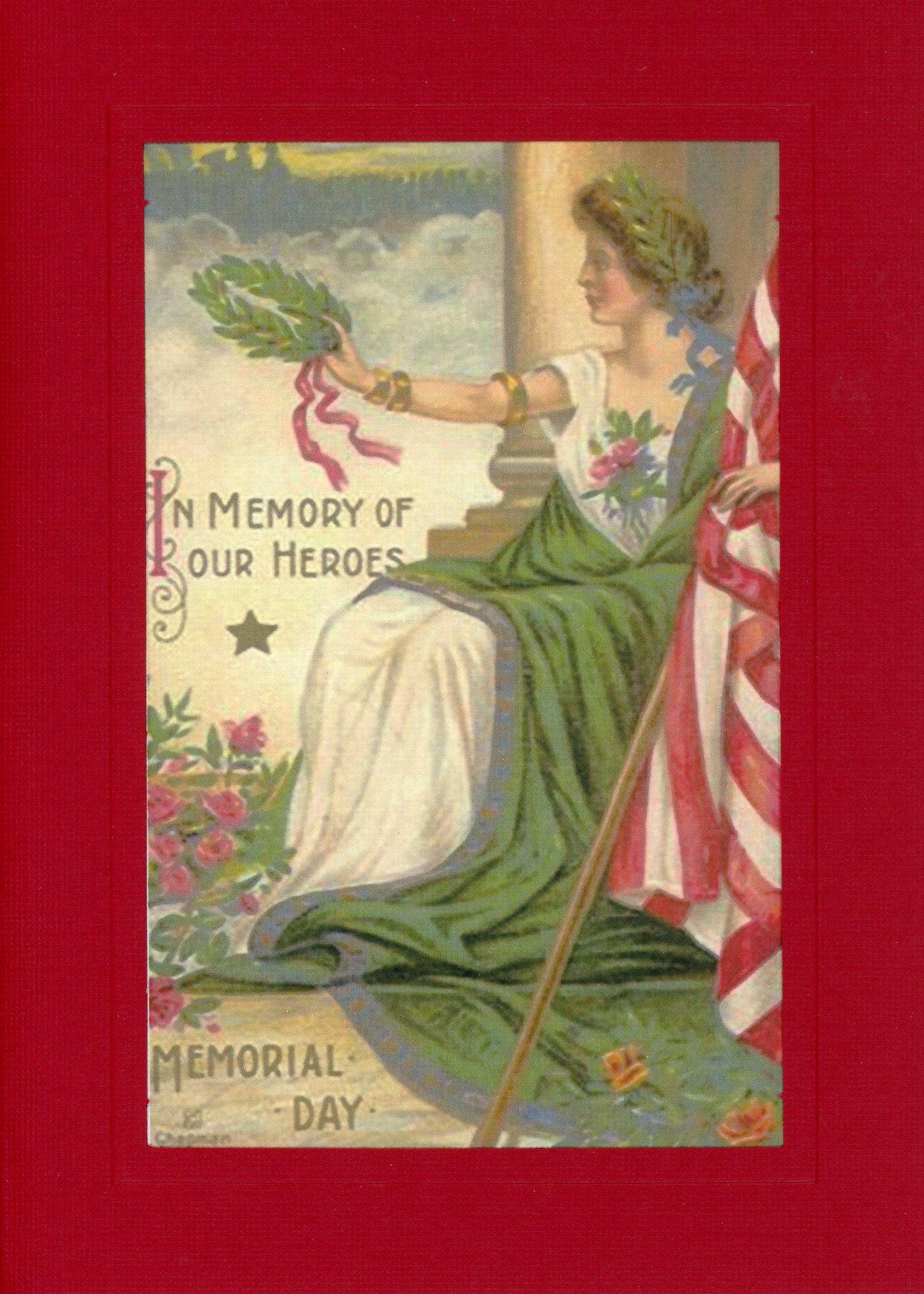 In Memory of Our Heroes-Greetings from the Past-Plymouth Cards