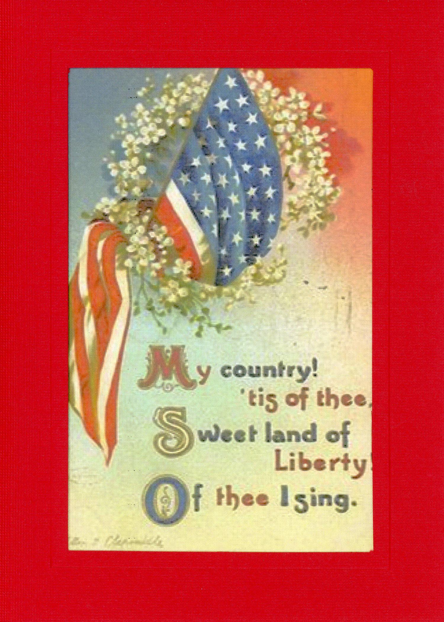 Sweet Land of Liberty-Greetings from the Past-Plymouth Cards