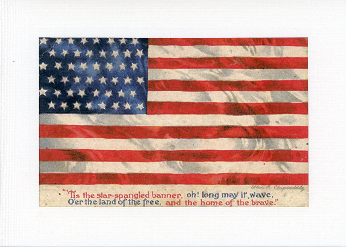 Star Spangle Banner-Greetings from the Past-Plymouth Cards