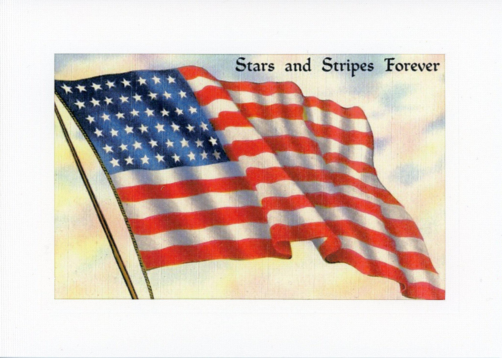 Stars and Stripes Forever-Greetings from the Past-Plymouth Cards