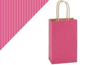 Gift Bag & Tag - Pink Shadow Stripe-Bags-Plymouth Cards