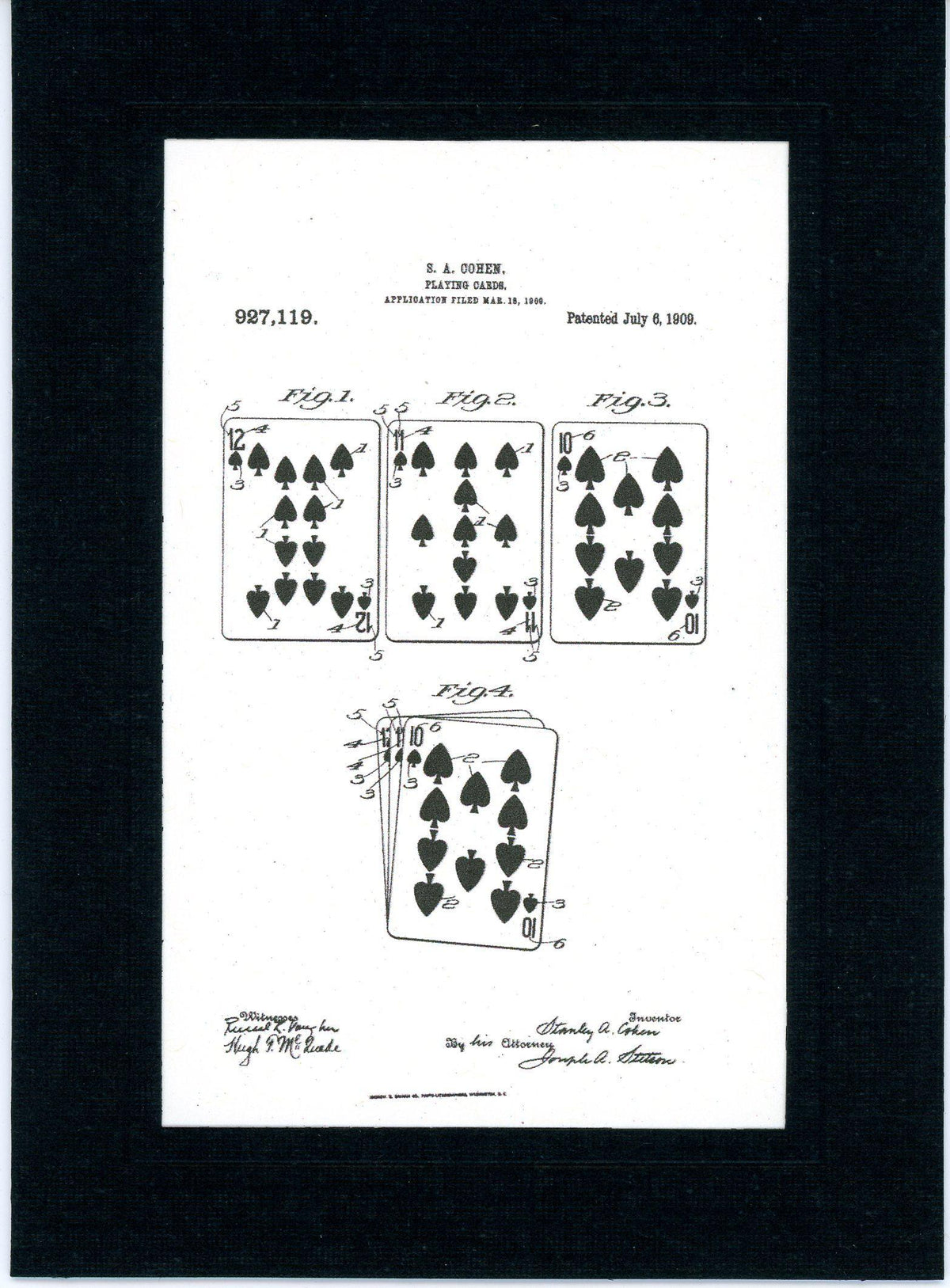 Playing Cards 1909-Greeting Card-Plymouth Cards