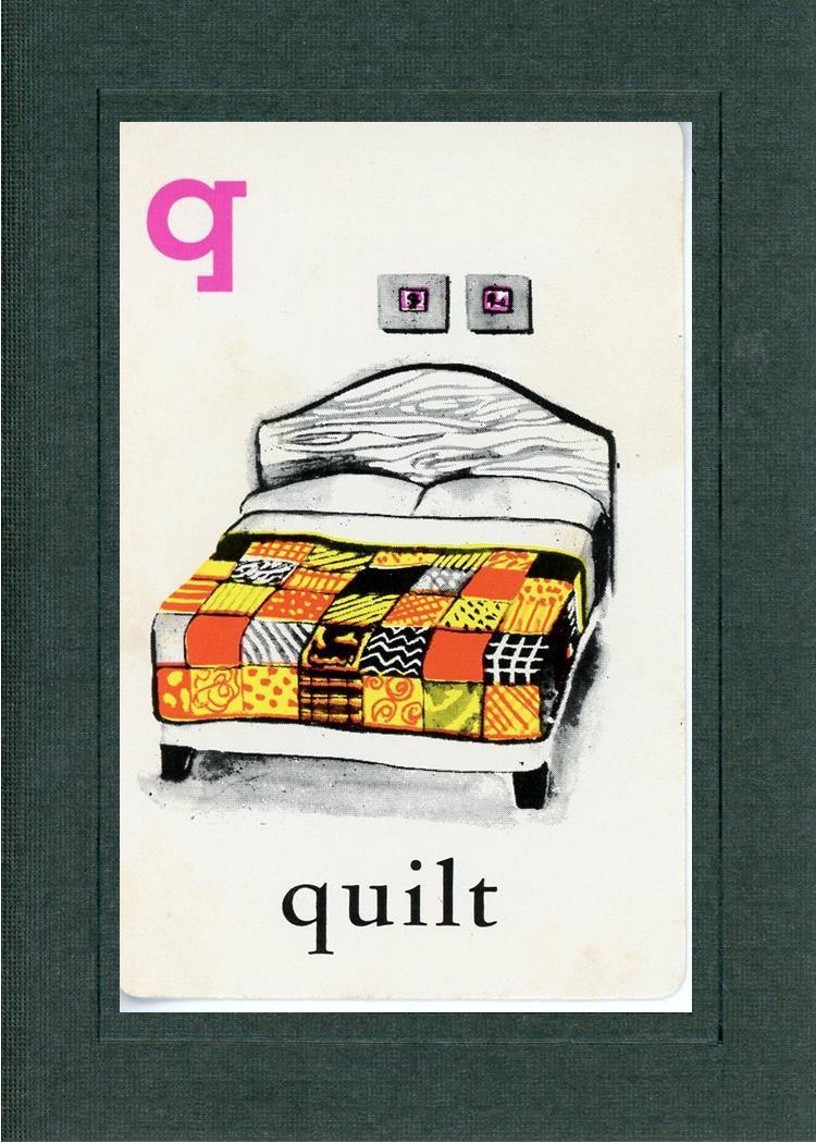 Q is for Quilt-Alphabet Soup-Plymouth Cards