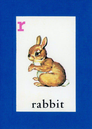 R is for Rabbit-Alphabet Soup-Plymouth Cards