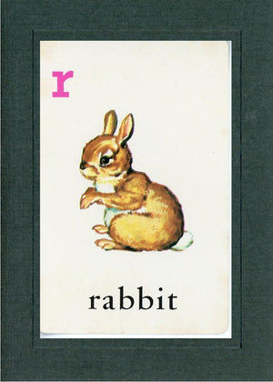 R is for Rabbit-Alphabet Soup-Plymouth Cards