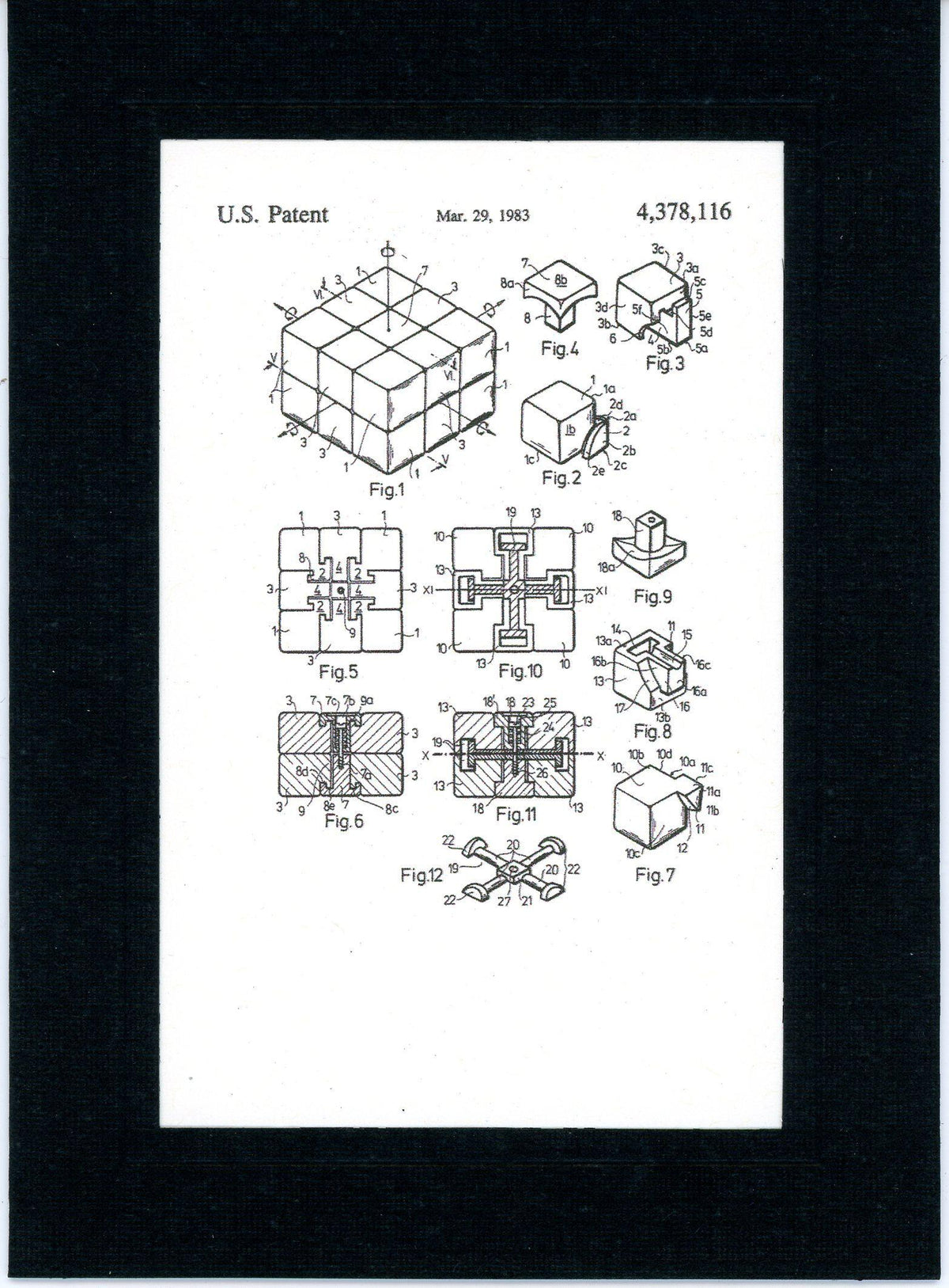 Rubik's Cube-Greeting Card-Plymouth Cards