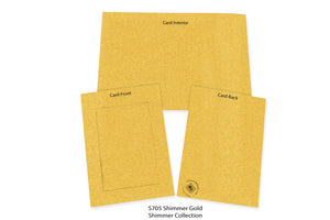 Shimmer Gold #S705-Photo note cards-Plymouth Cards