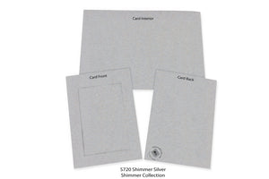 Shimmer Silver #S720-Photo note cards-Plymouth Cards