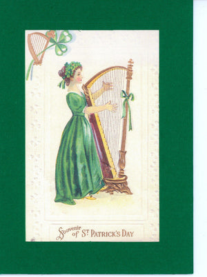 St. Patrick's Day ~ Souvenir-Greetings from the Past-Plymouth Cards