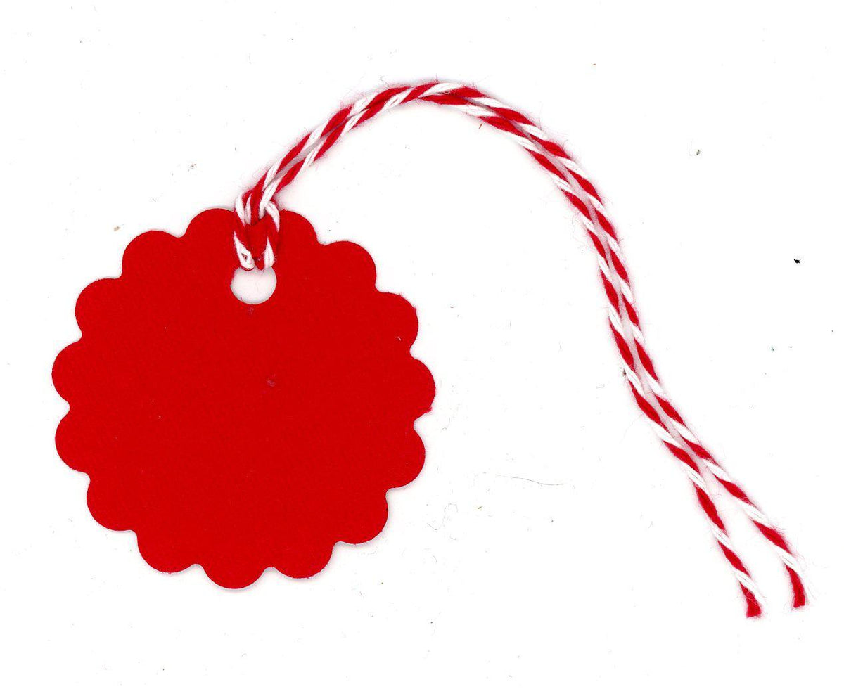 Scallop gift tags-Gift Tags-Plymouth Cards