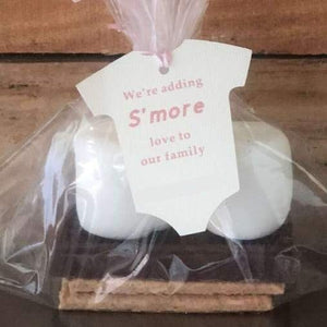 Baby Onesie - "We're adding S'more Love to Our Family"-Gift Tags-Plymouth Cards
