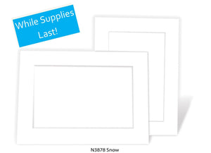 Snow #N3878 (no logo on back)-Photo note cards-Plymouth Cards