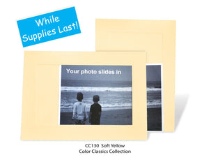 Soft Yellow #CC130-Photo note cards-Plymouth Cards