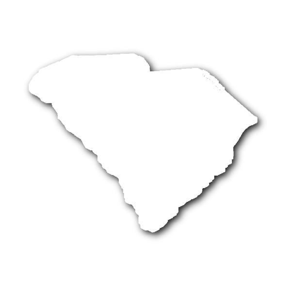 South Carolina State Shape Gift Tag-Gift Tags-Plymouth Cards