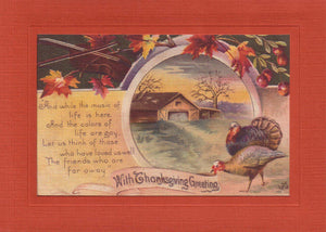 Thanksgiving "Greetings from the Past" Sampler-Greetings from the Past-Plymouth Cards