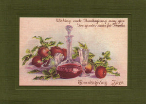 Thanksgiving "Greetings from the Past" Sampler-Greetings from the Past-Plymouth Cards