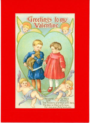 Greetings to My Valentine-Greetings from the Past-Plymouth Cards