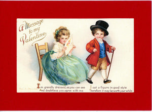 A Message to my Valentine-Greetings from the Past-Plymouth Cards