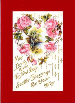 May Love's Own Festival Day-Greetings from the Past-Plymouth Cards