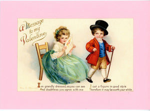 A Message to my Valentine-Greetings from the Past-Plymouth Cards