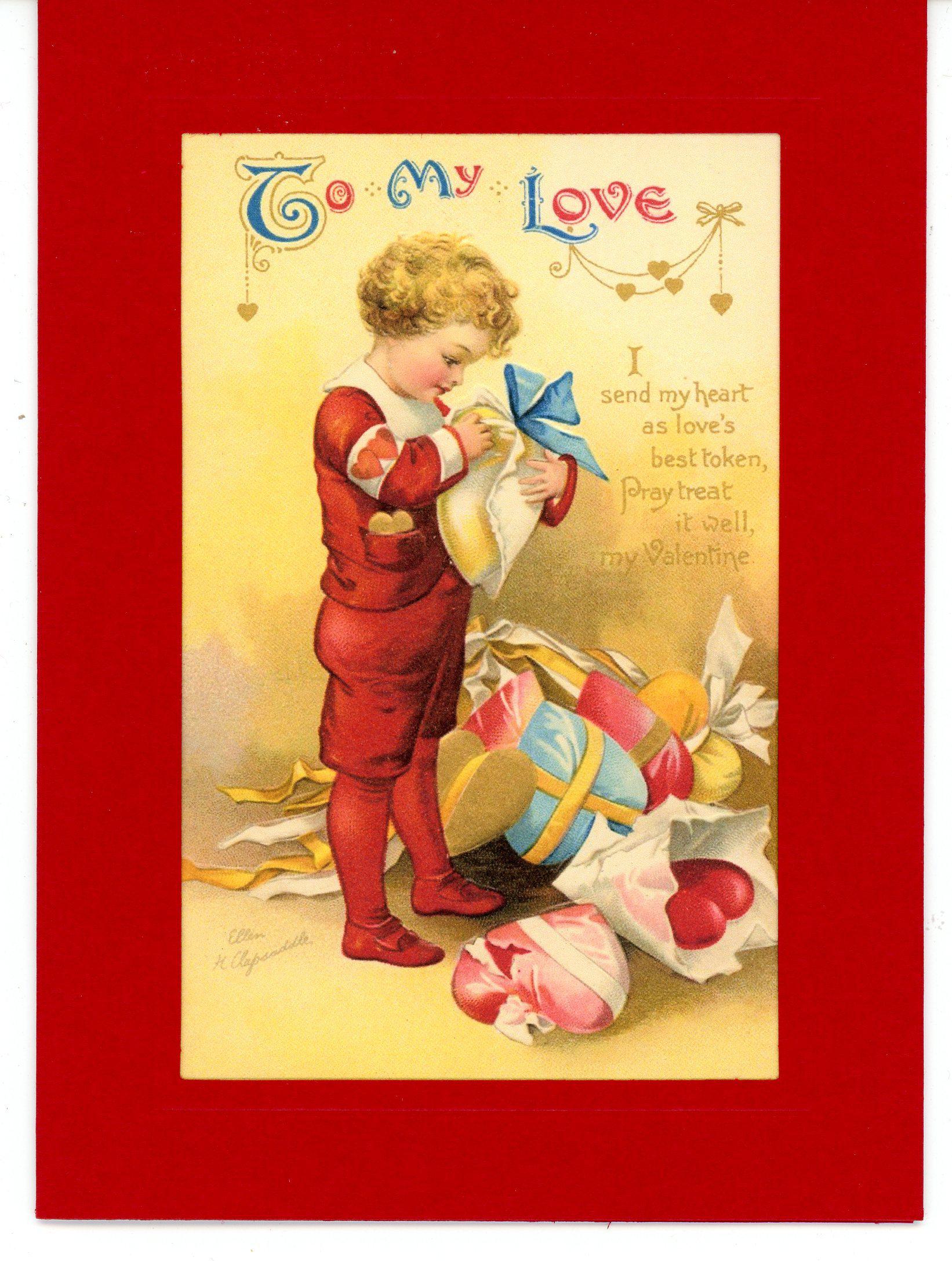 To My Love-Greetings from the Past-Plymouth Cards