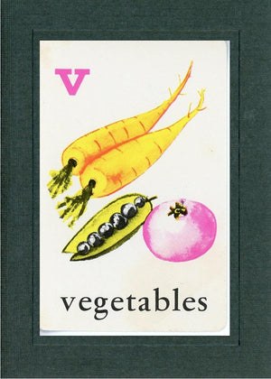 V is for Vegetables-Alphabet Soup-Plymouth Cards