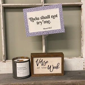 Tabletop card/photo holders-Plymouth Cards