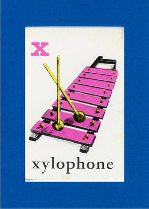 X is for Xylophone-Alphabet Soup-Plymouth Cards